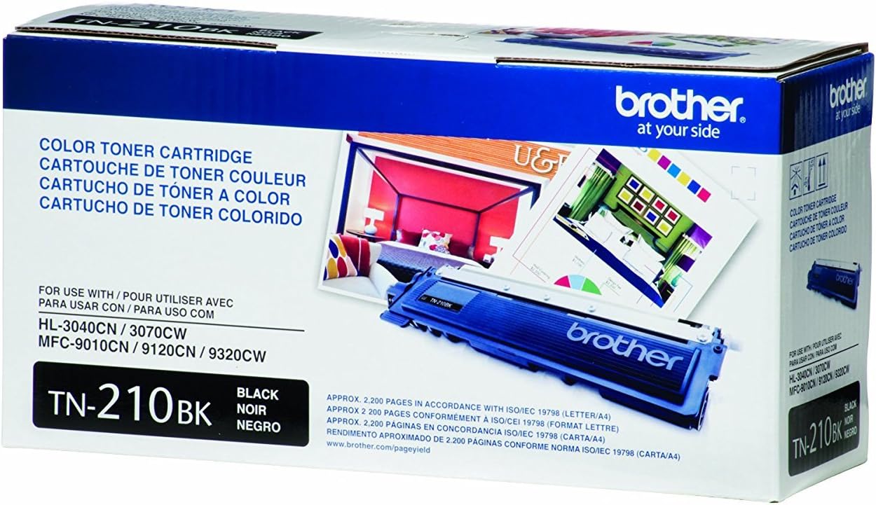 BROTHER TN-210 BLACK CYAN MAGENTA YELLOW SET