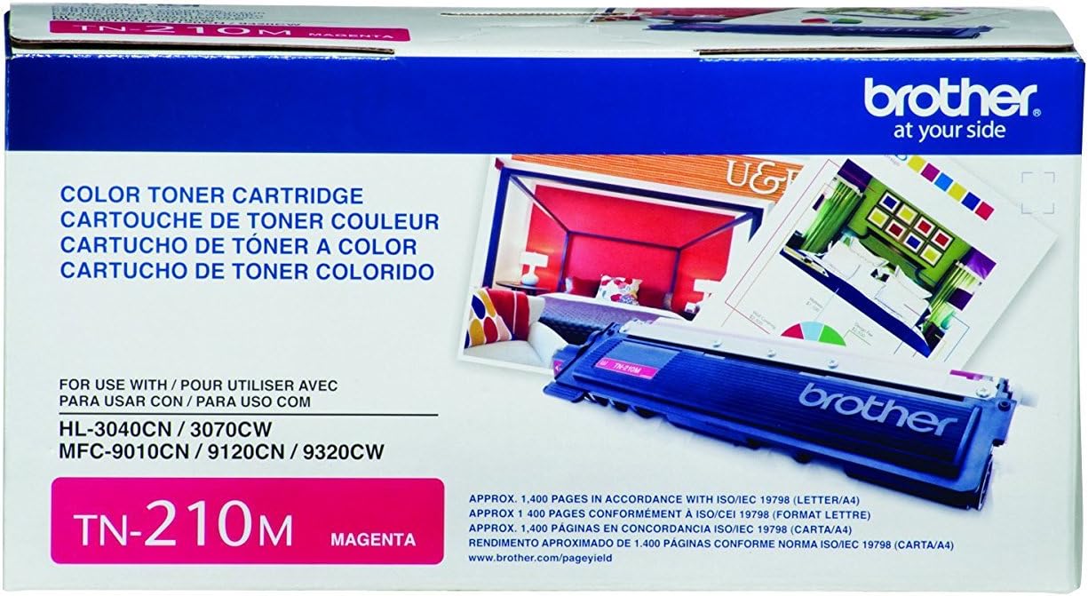 BROTHER TN-210 BLACK CYAN MAGENTA YELLOW SET