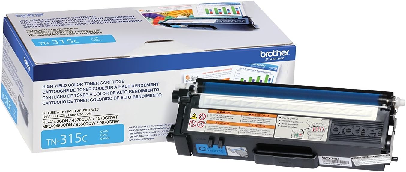 BROTHER TN-315 BLACK CYAN MAGENTA YELLOW SET