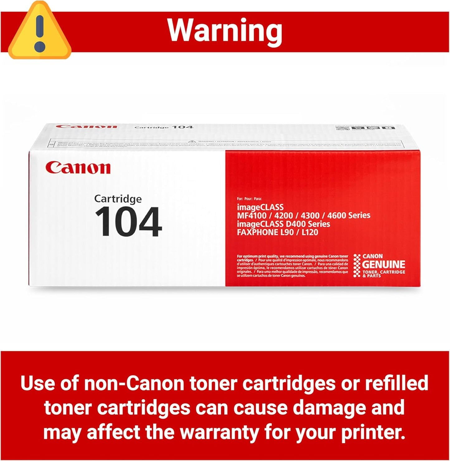 CANON - 104 BLACK