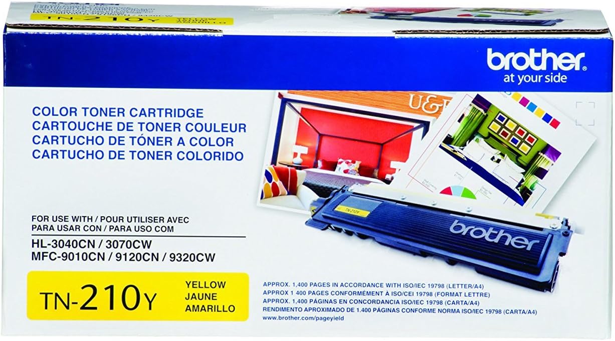 BROTHER TN-210 BLACK CYAN MAGENTA YELLOW SET