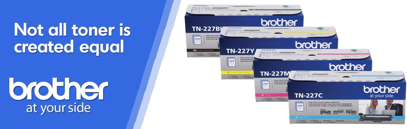 BROTHER TN-227 BLACK CYAN MAGENTA YELLOW SET