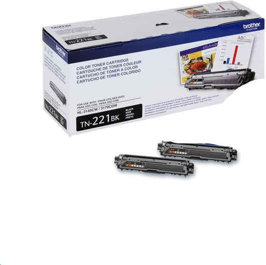 BROTHER TN 221 BLACK 2 PACK