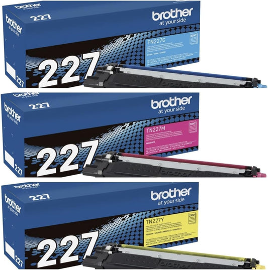 BROTHER TN-227 CYAN MAGENTA YELLOW