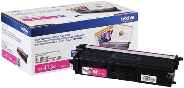 BROTHER TN-433 BLACK CYAN MAGENTA YELLOW SET