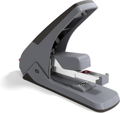 STAPLES TRU RED One-Touch Stapler, 60-Sheet Capacity, Gray/Black