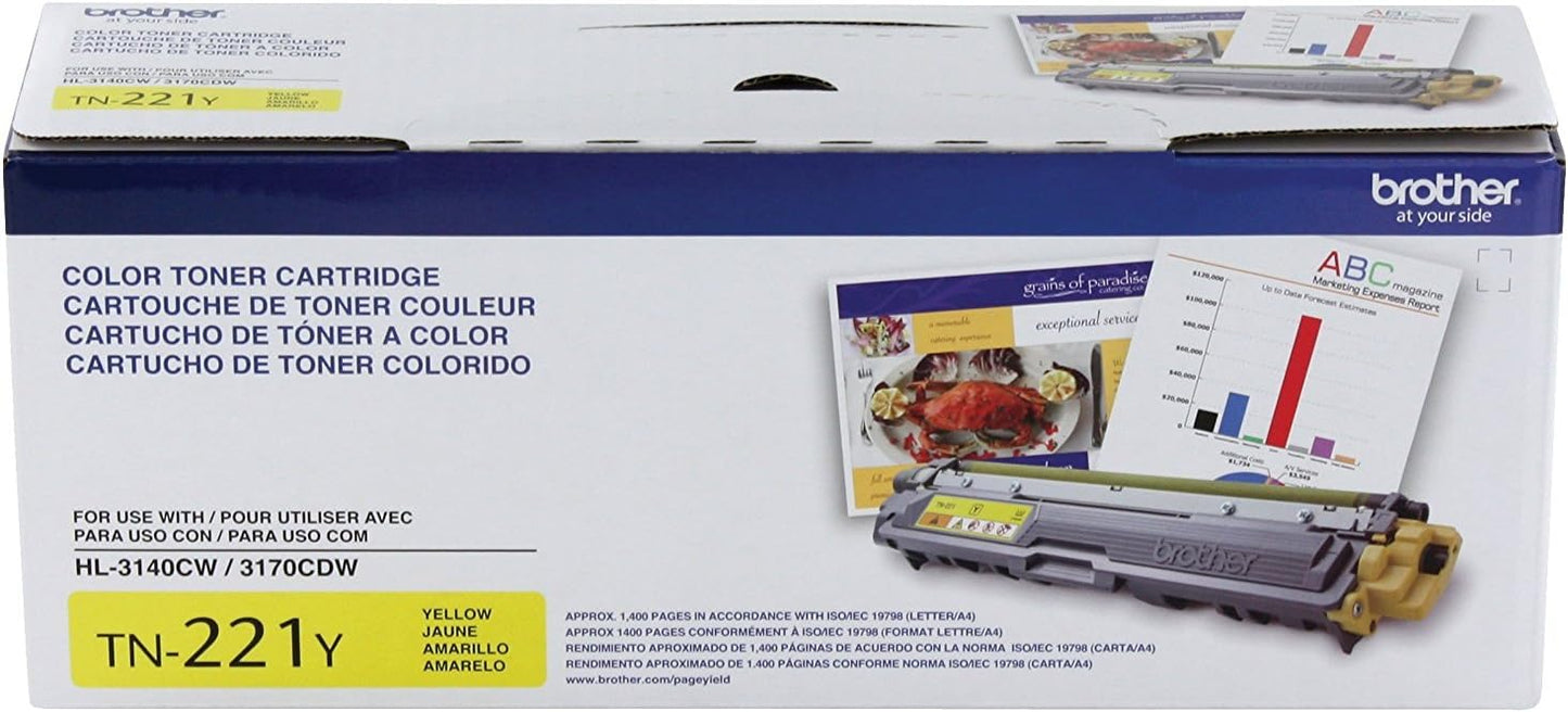 BROTHER TN-221 CYAN MAGENTA YELLOW SET