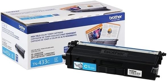 BROTHER TN-433 BLACK CYAN MAGENTA YELLOW SET