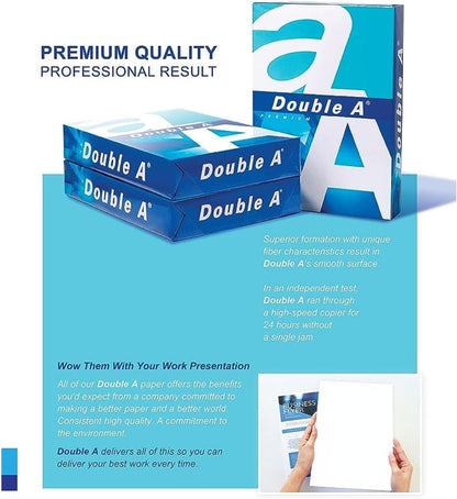 Printing Paper A4 - 500 Sheets - 80GSM- Dimensions 8.3" x 11.7" - White