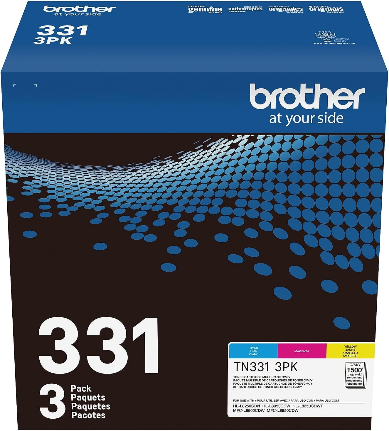 BROTHER TN-331 CYAN MAGENTA YELLOW